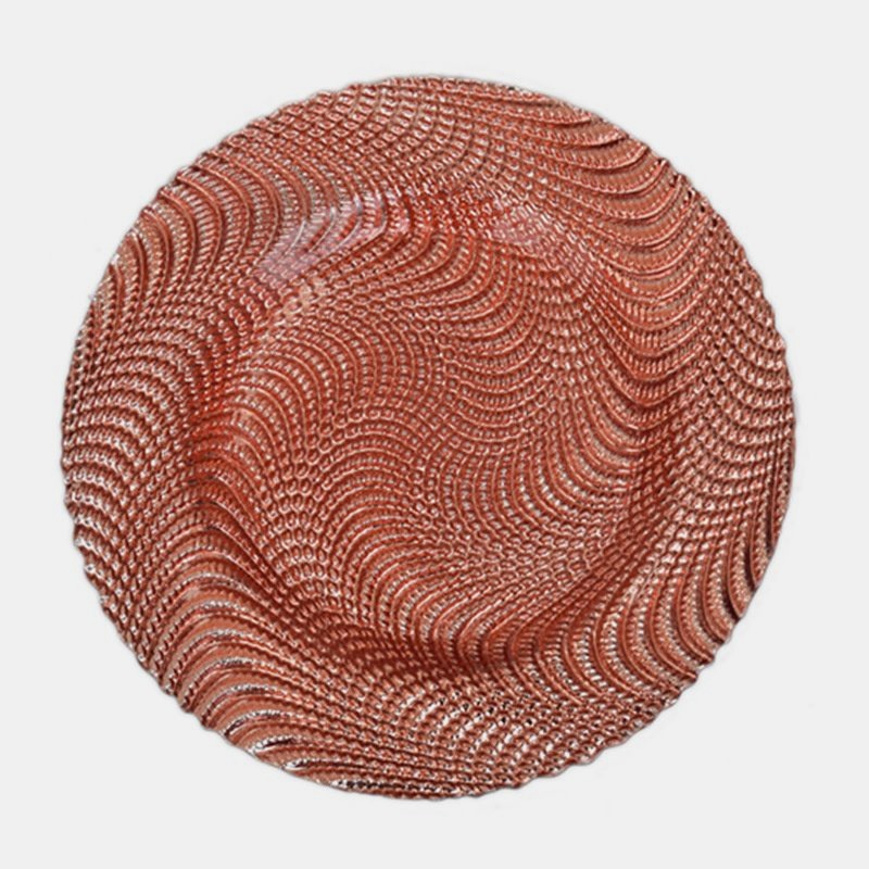 Wholesale glass charger plate PZ-002 product photo